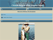Tablet Screenshot of fishingtheeverglades.com